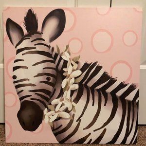 Zoey the zebra painting